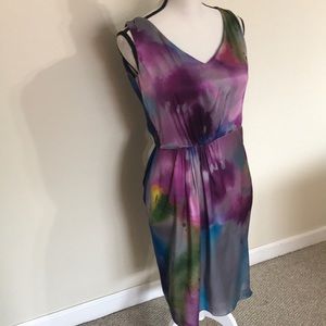 Joeffer caoc Dress sz 6 paint splattered  looksilk